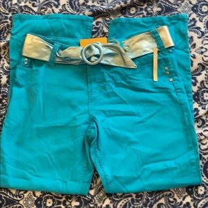 Drama Gold Turquoise jeans